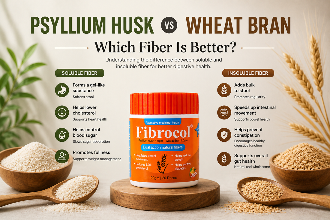 Psyllium Husk vs Wheat Bran: Which Fiber Is Better for Your Health?