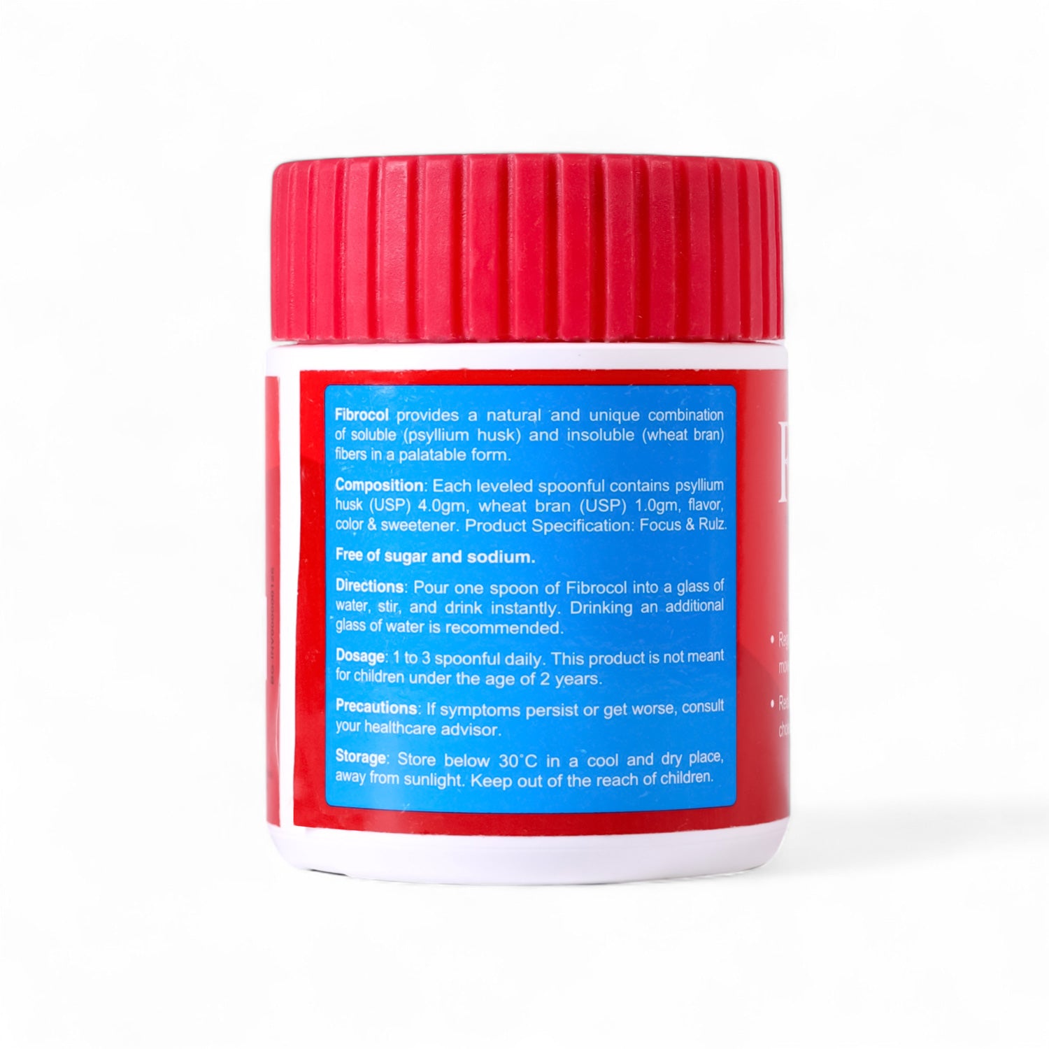 Fibrocol Strawberry Jar
