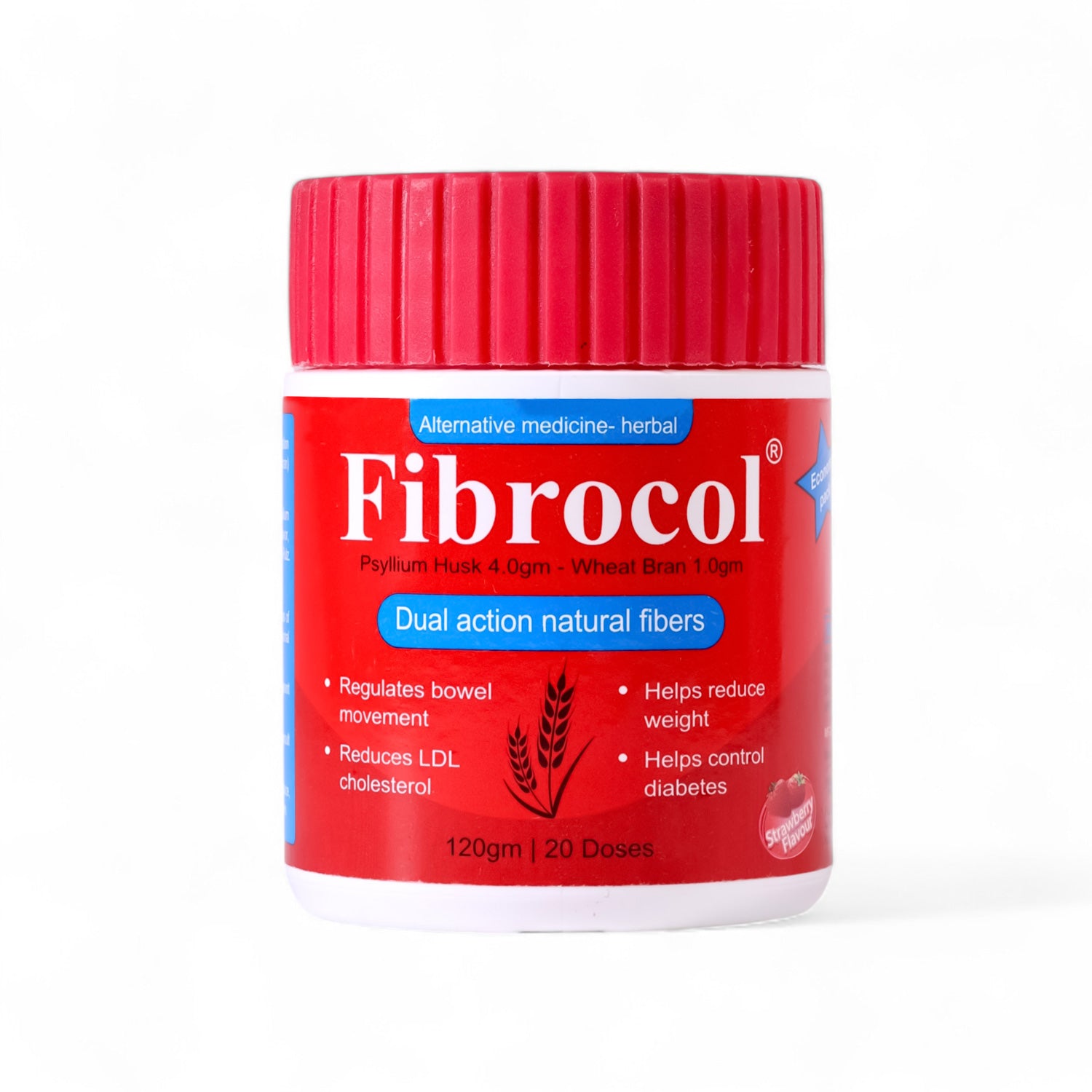 Fibrocol Strawberry Jar